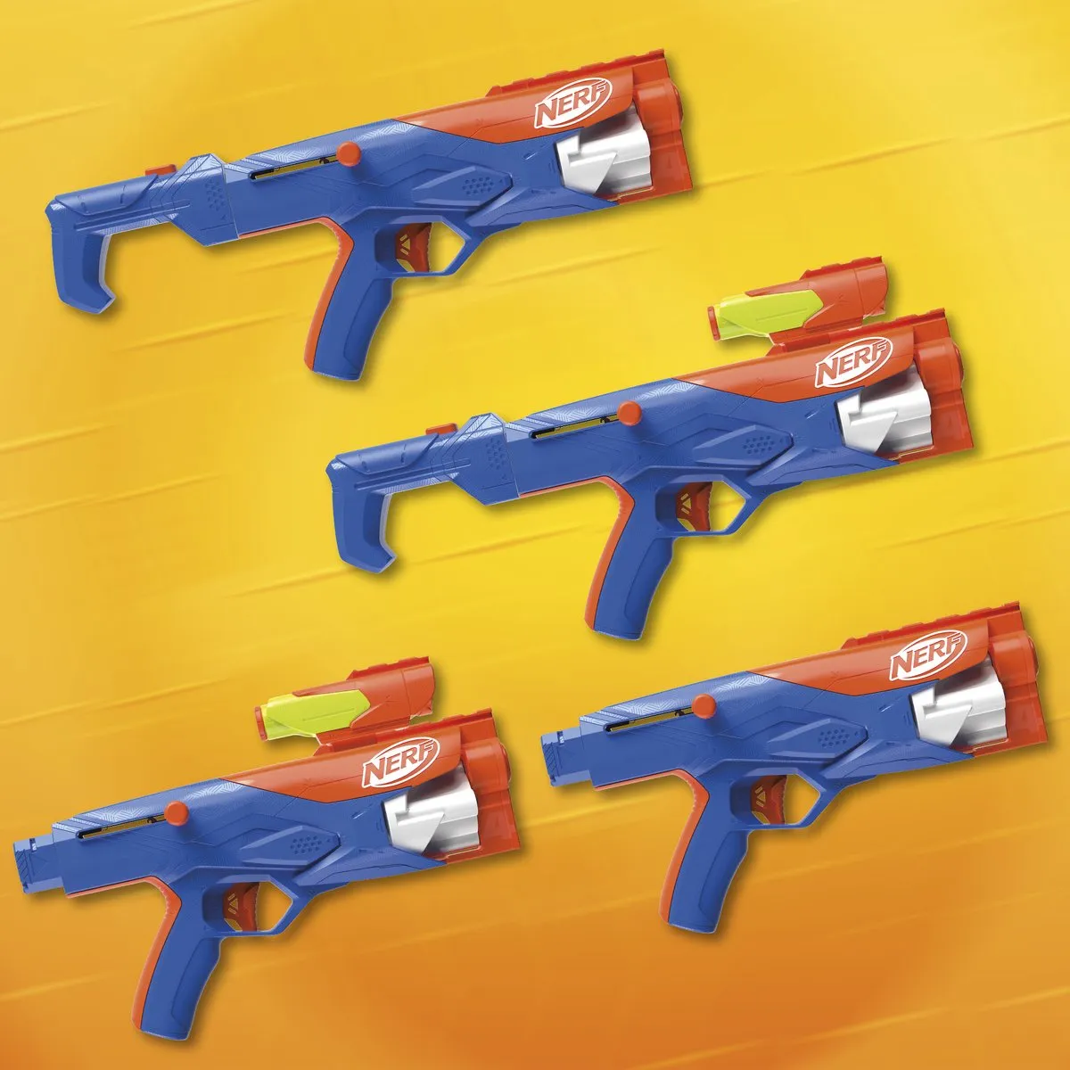 Nerf N Series Gear Up Pack F8633 - 3 Blasters - 18 Darts - Multikleur