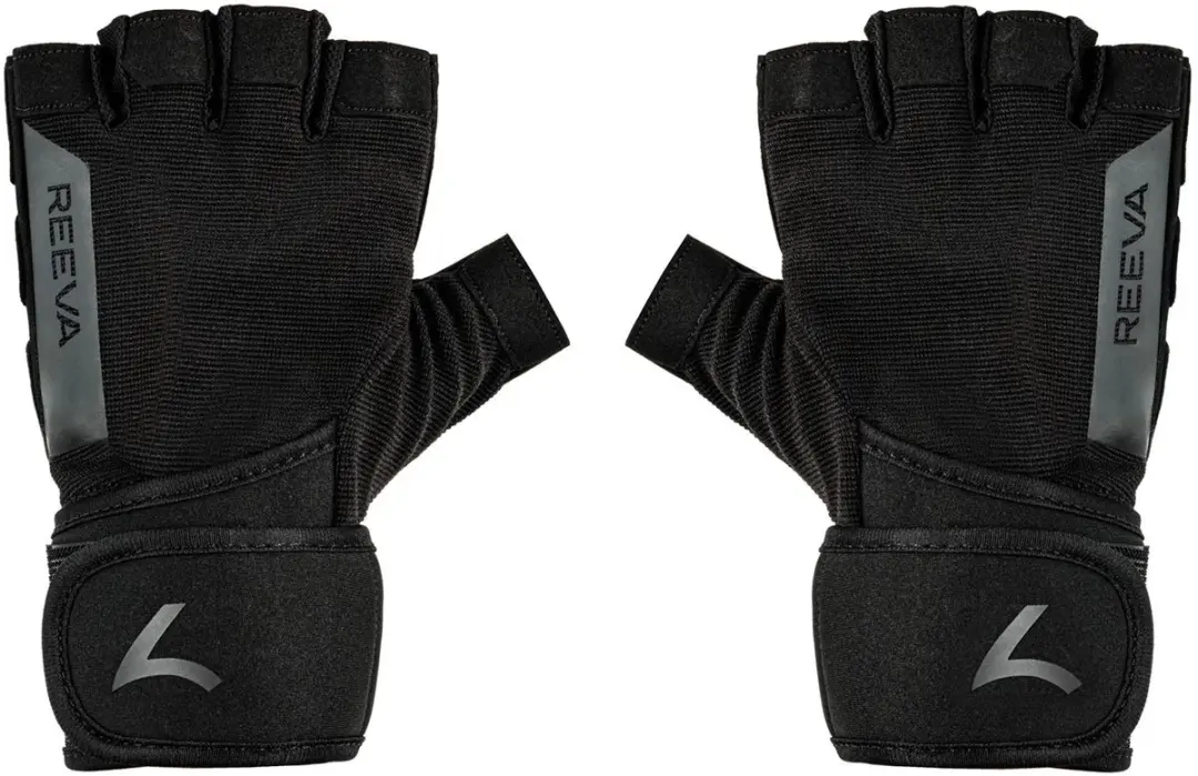 Reeva Fitness Handschoenen met Wrist Wrap - Zwart M