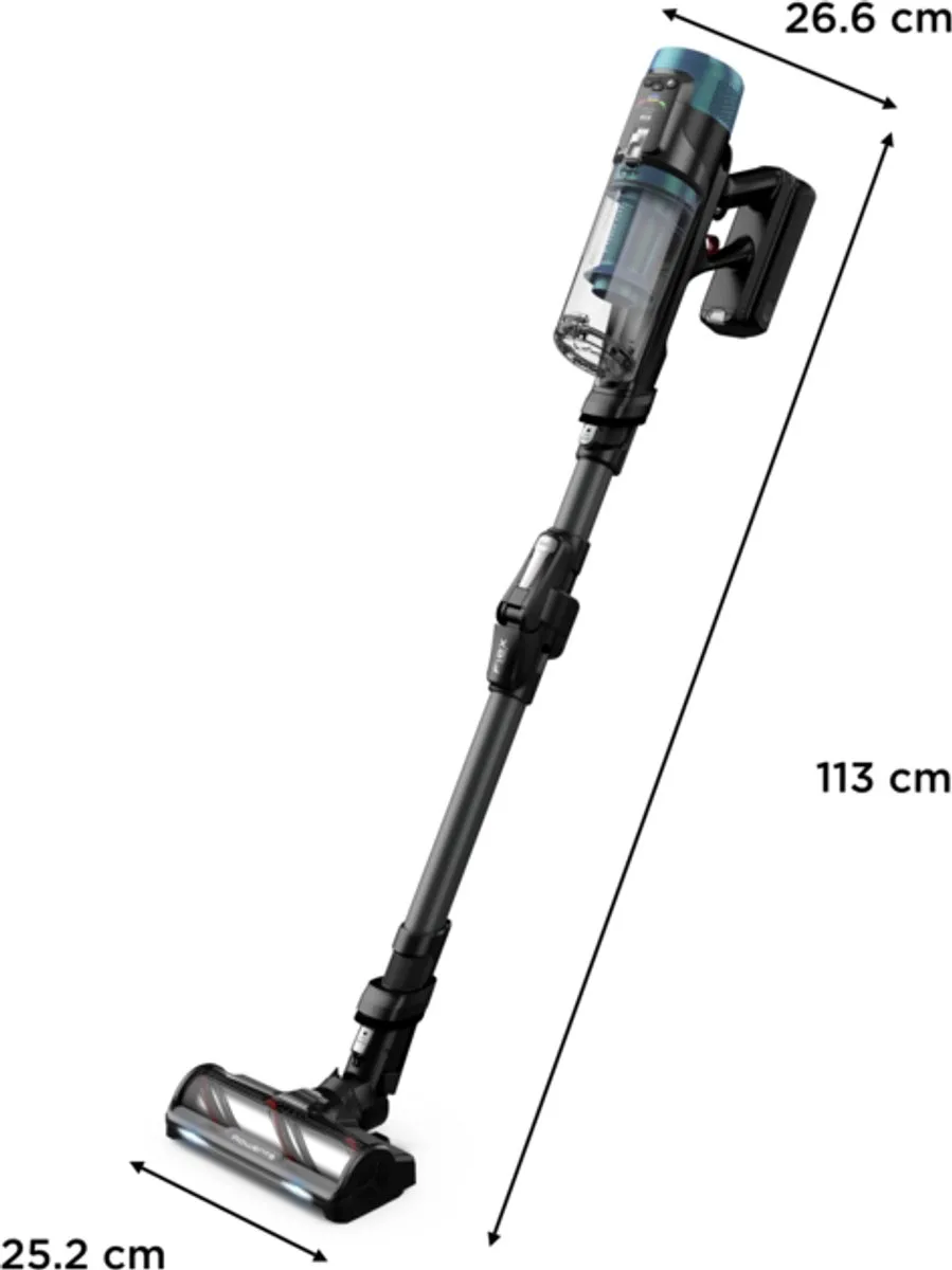 Rowenta X-Force Flex RH9BC1 Steelstofzuiger - 240 AirWatt - Zwart