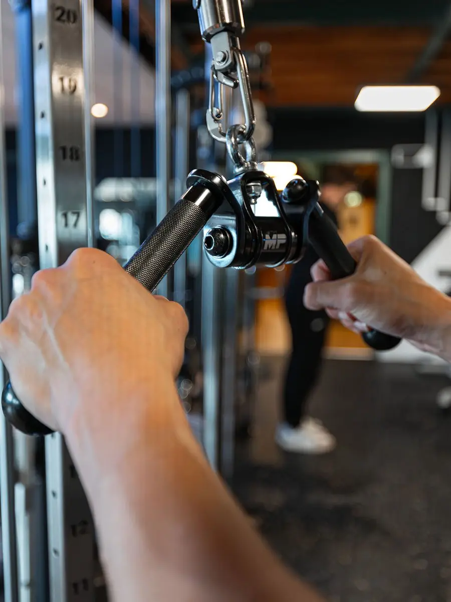 Muscle Power Rotation V-Bar MPBB-05 - Zwart
