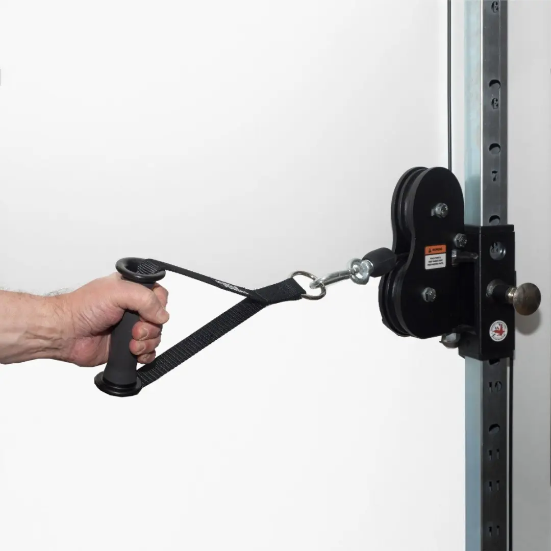 Muscle Power Strap Handle Set - Zwart/Zilver