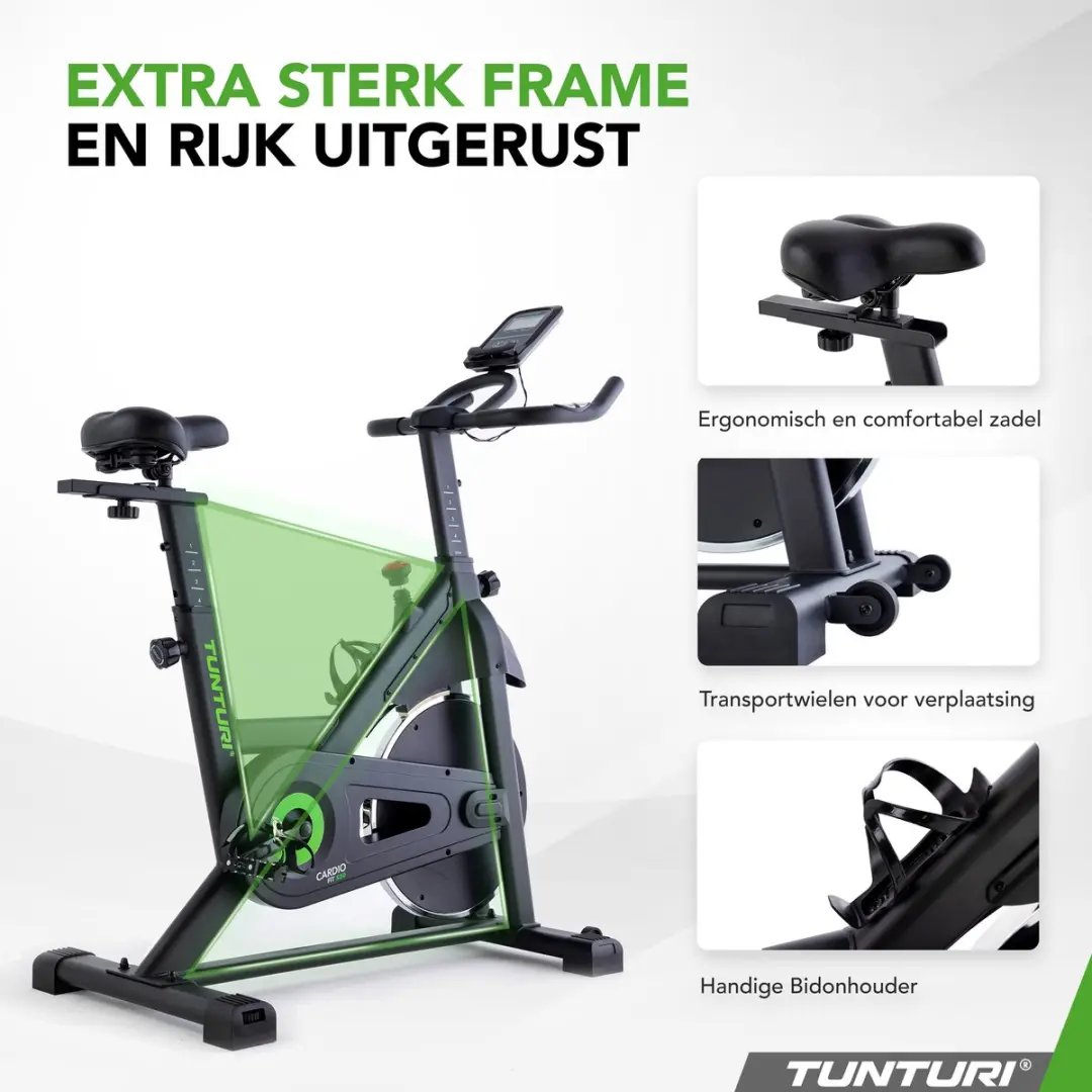 Tunturi Cardio Fit S20 Sprinter Bike Fitness Fiets - Zwart