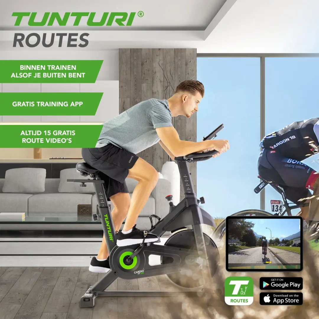 Tunturi Cardio Fit S20 Sprinter Bike Fitness Fiets - Zwart