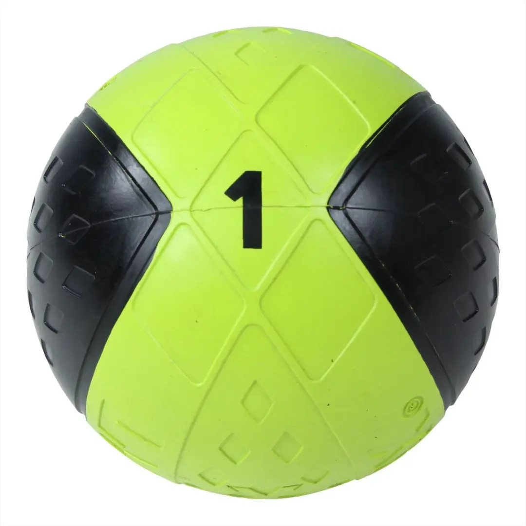 LifeMaxx LMX Medicijnbal 1kg - Zwart/Geel
