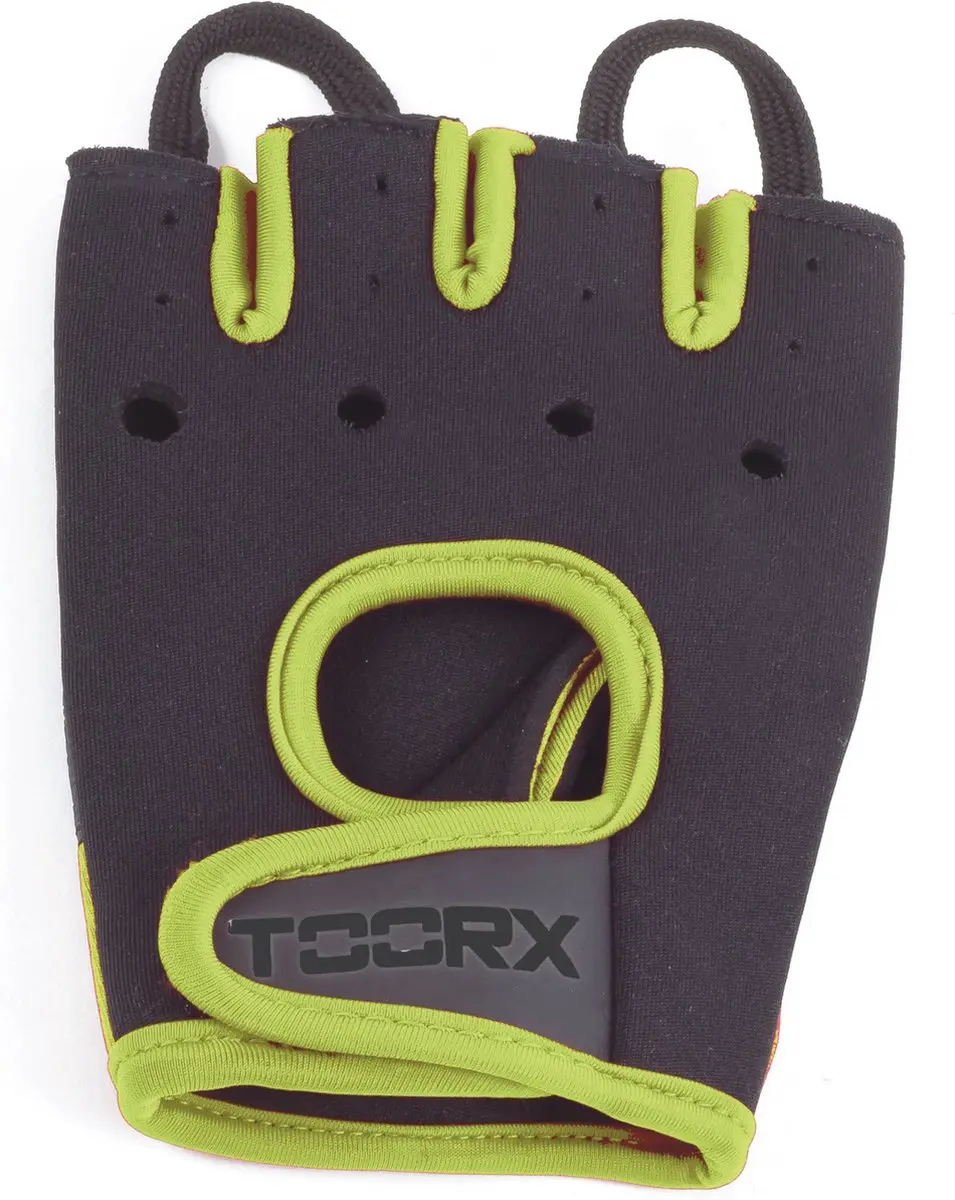 Toorx Fitnesshandschoenen M - Neopreen - Zwart/Groen