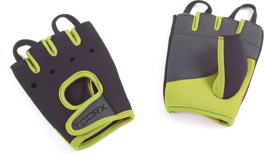 Toorx Fitnesshandschoenen M - Neopreen - Zwart/Groen