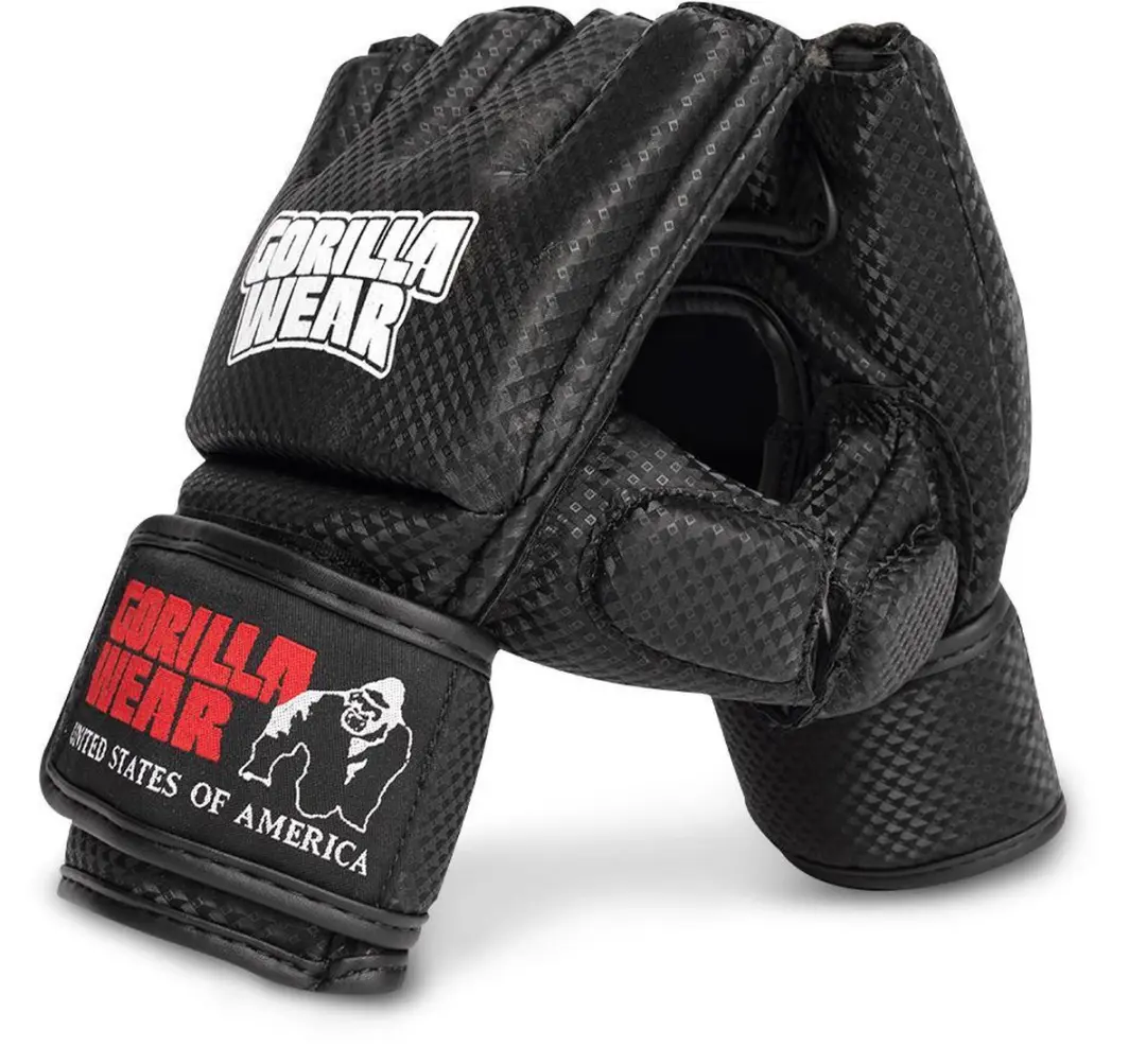 Gorilla Wear Manton MMA Handschoenen L/XL - Zwart/Wit