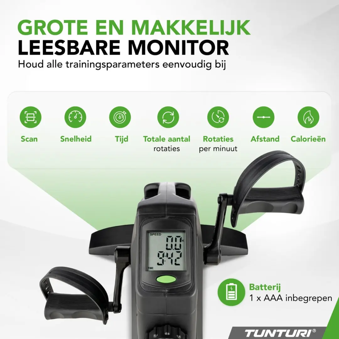 Tunturi Cardio Fit M35 Stoelfiets - Hometrainer - Magnetisch 8 Weerstanden - Zwart