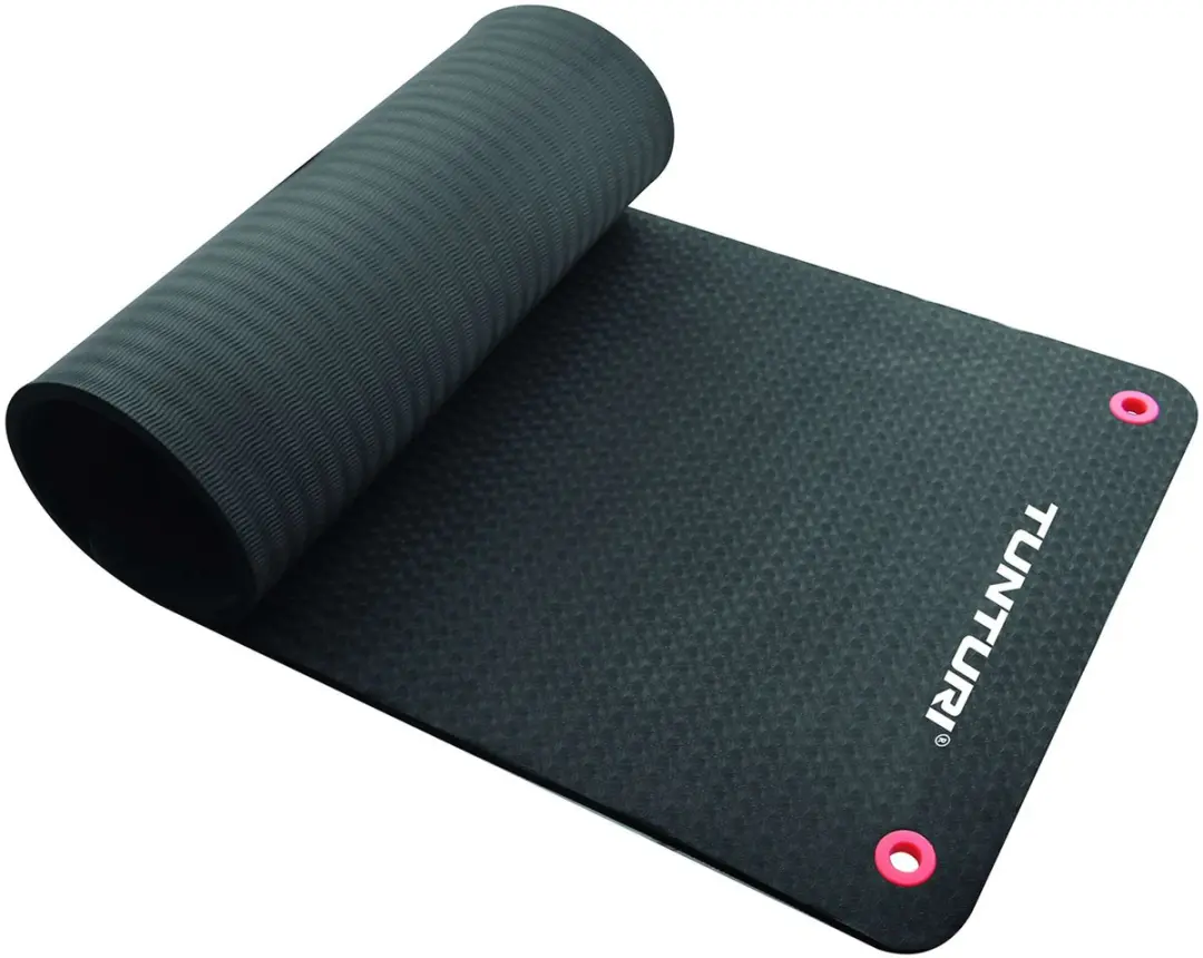 Tunturi Pro Fitnessmat 180x60cm Zwart