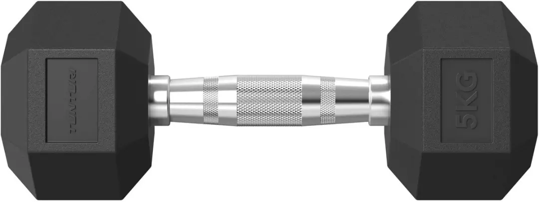 Tunturi Platinum Hexa Dumbbell Set 2x5kg - Zwart