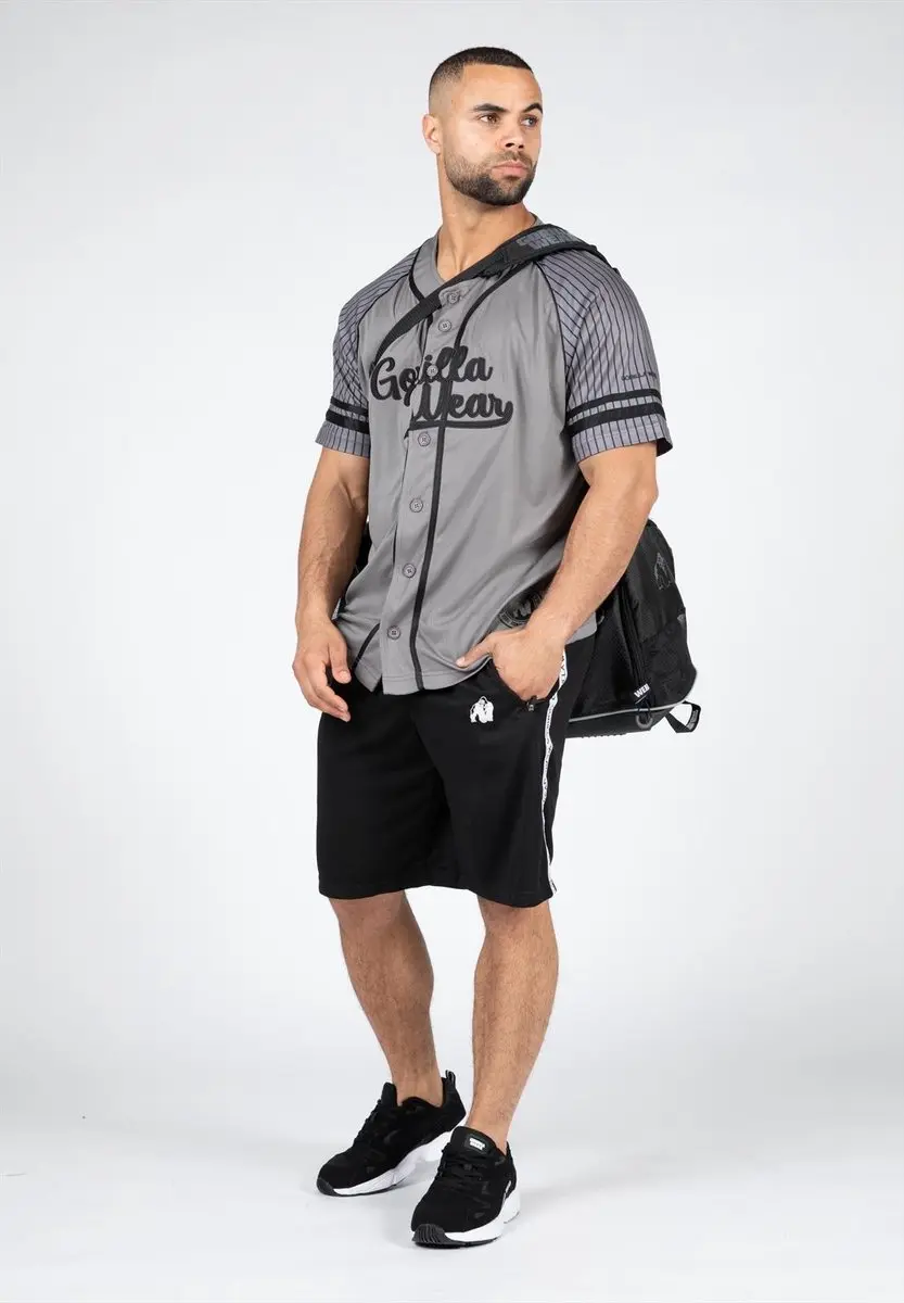 Gorilla Wear 82 Baseball Jersey - Grijs S