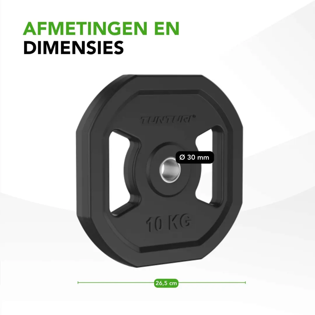 Tunturi Aerobic Pump Gewichtenset Uitbreiding 2x10kg - Zwart