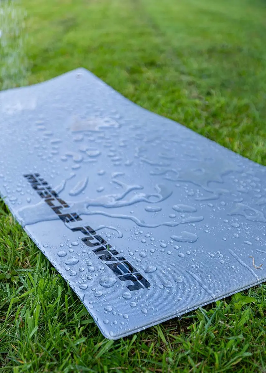 Muscle Power MPOK1103A Yoga Mat - Waterproof - Zilver/Antraciet - afbeelding 6 van 6