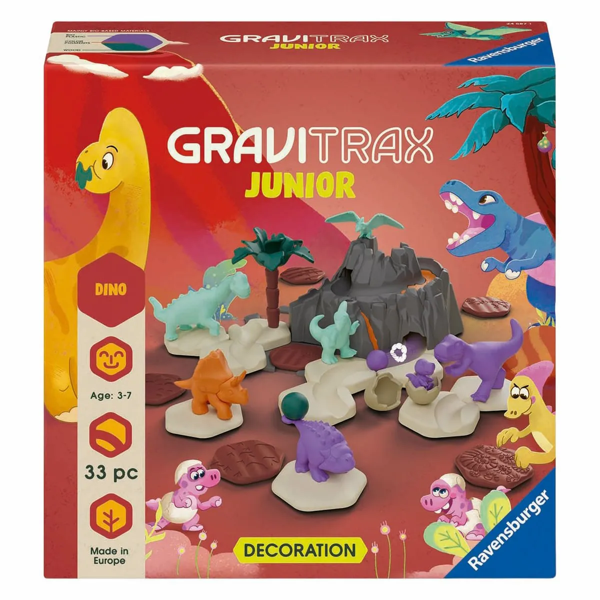 Ravensburger GraviTrax Junior Dino Uitbreiding - 2 Baandelen