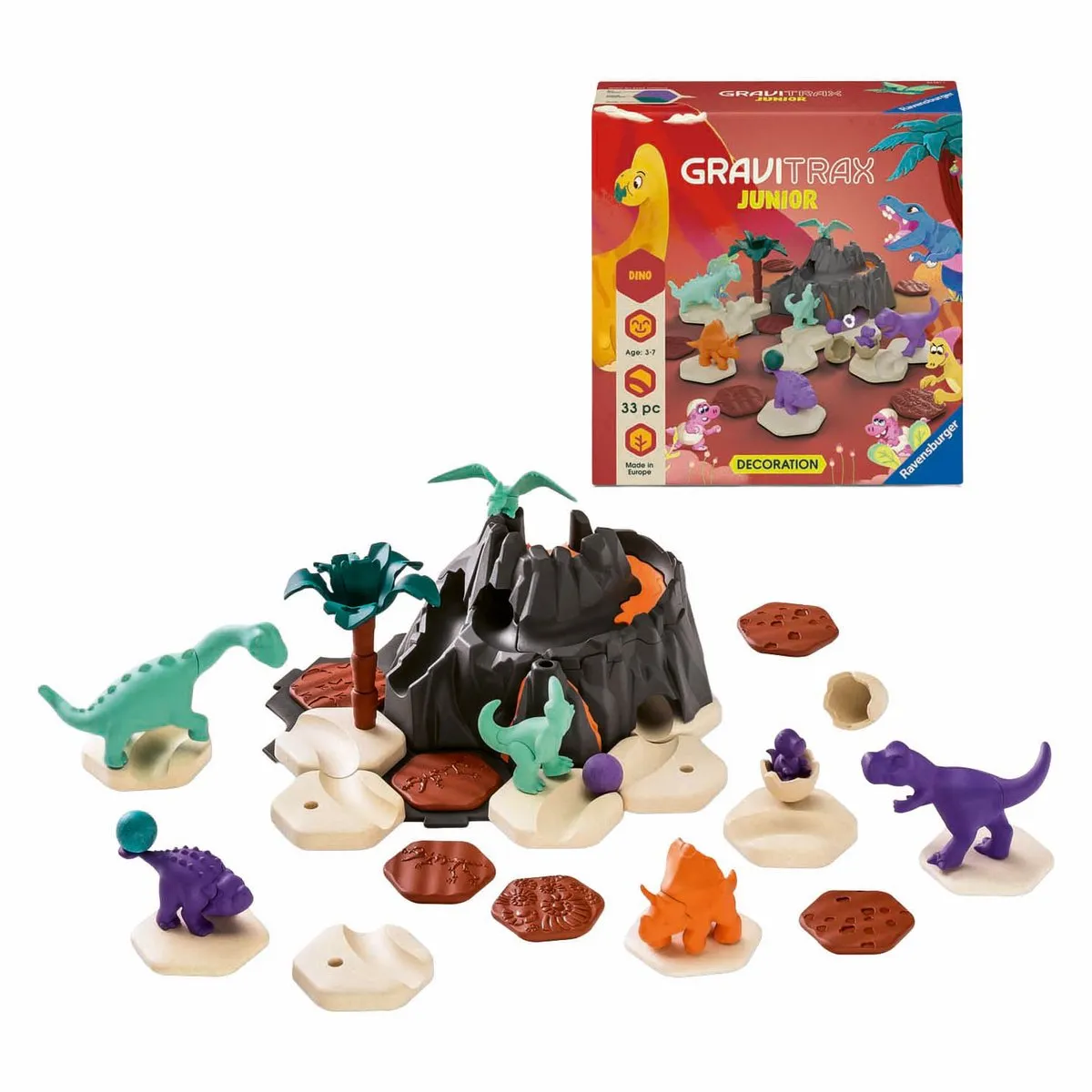 Ravensburger GraviTrax Junior Dino Uitbreiding - 2 Baandelen