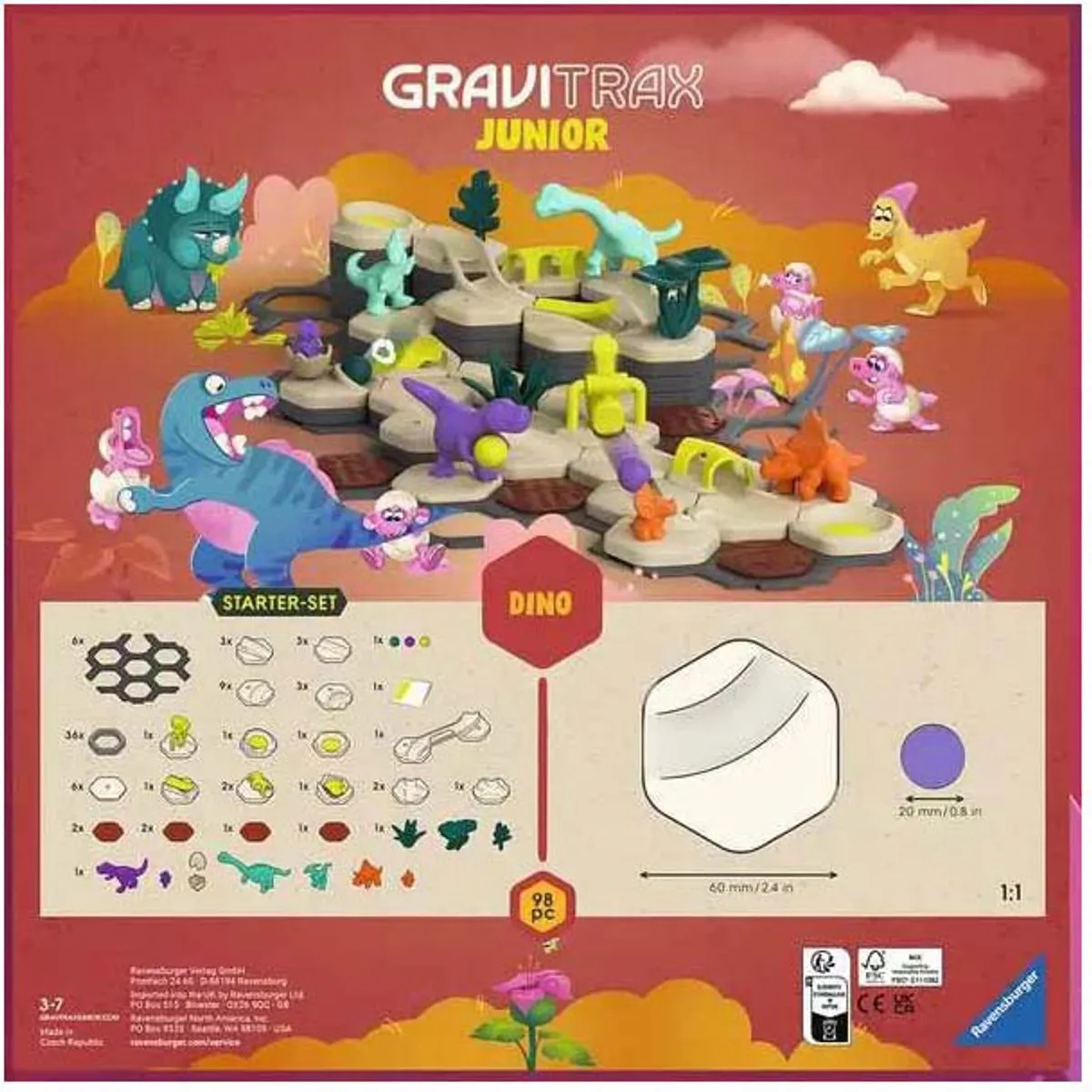Ravensburger GraviTrax Junior Dino Uitbreiding - 2 Baandelen