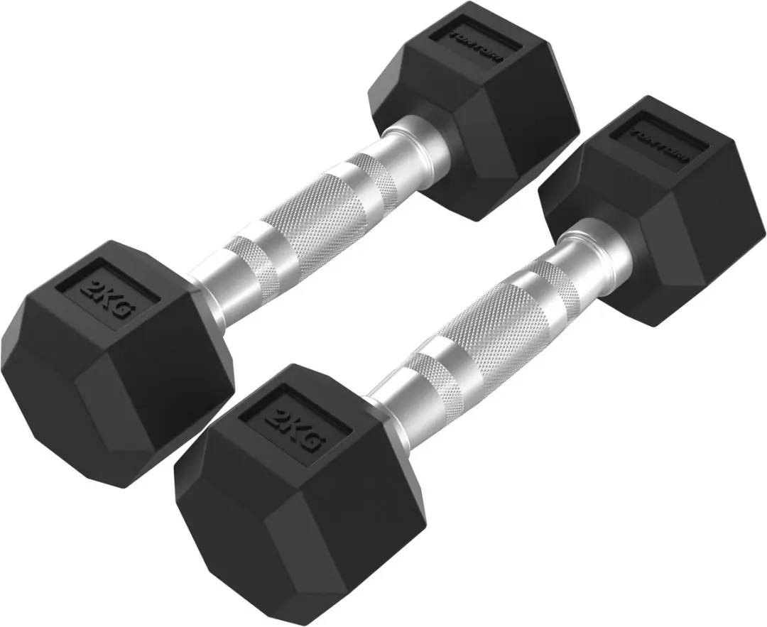 Tunturi Platinum Hexa Dumbbell Set 2x2kg
