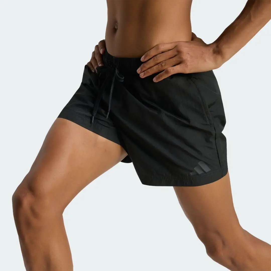 adidas Sportswear Crinkle Nylon Zwemshort 5-Inch KV5143 - XS - Zwart