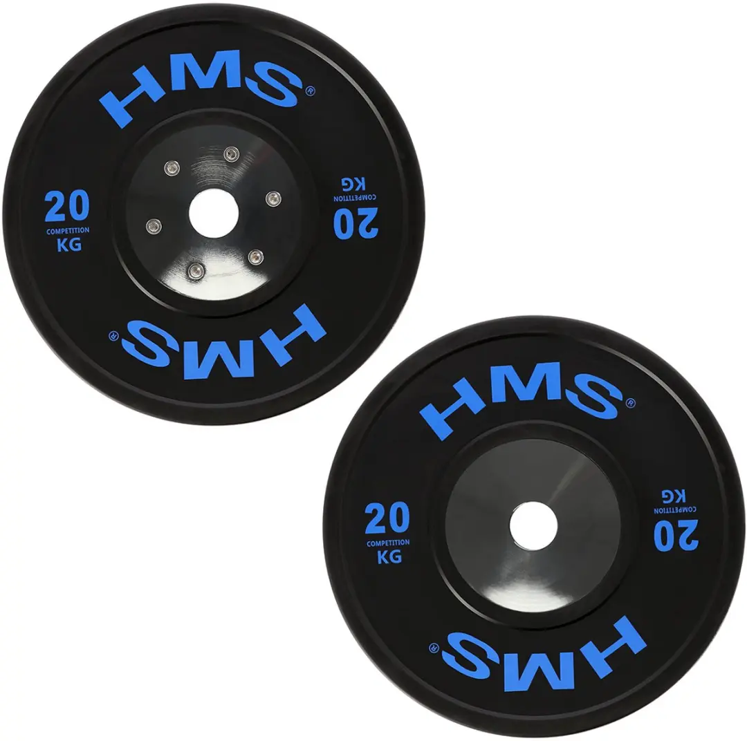 HMS BTBR Olympische Bumper Schijven 140kg - Set van 8