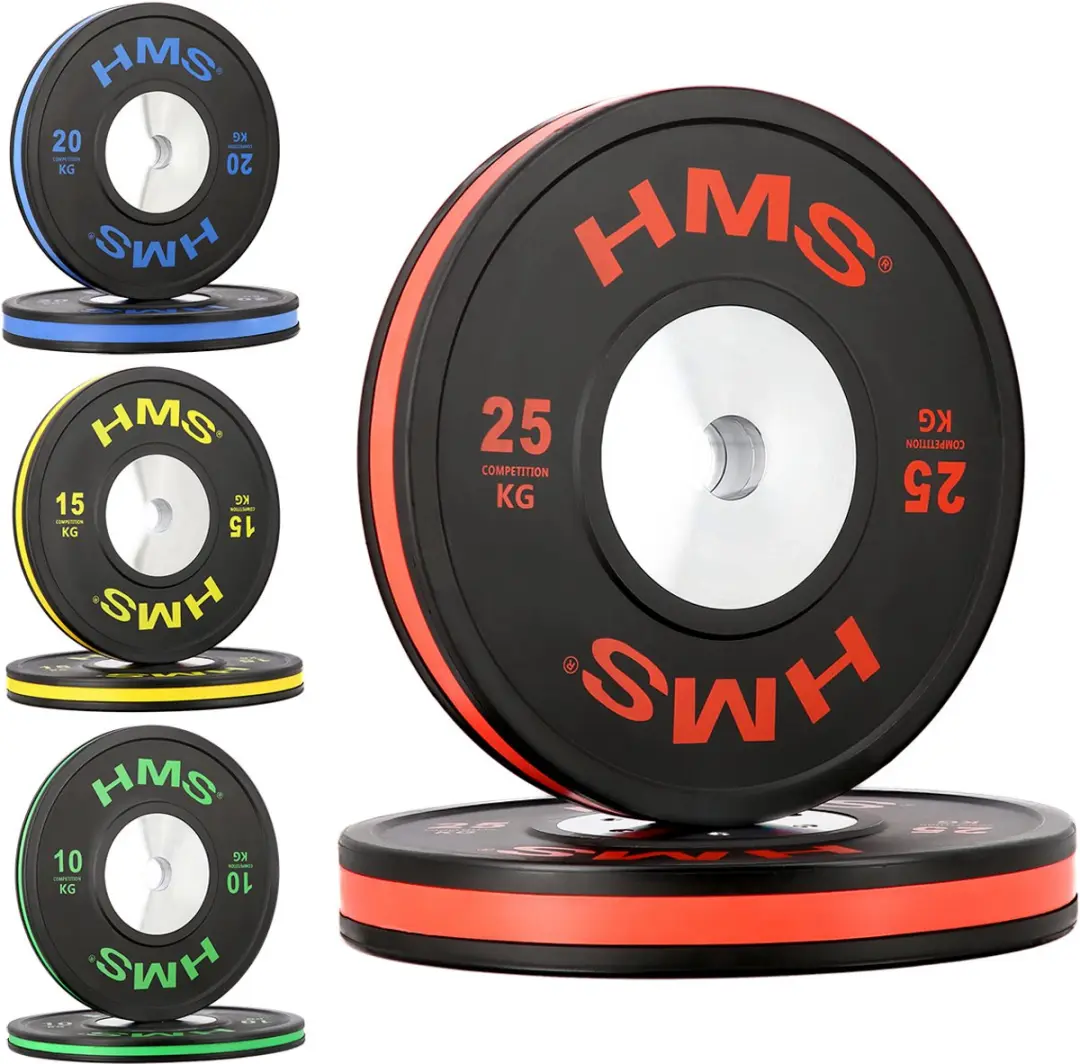 HMS BTBR Olympische Bumper Schijven 140kg - Set van 8