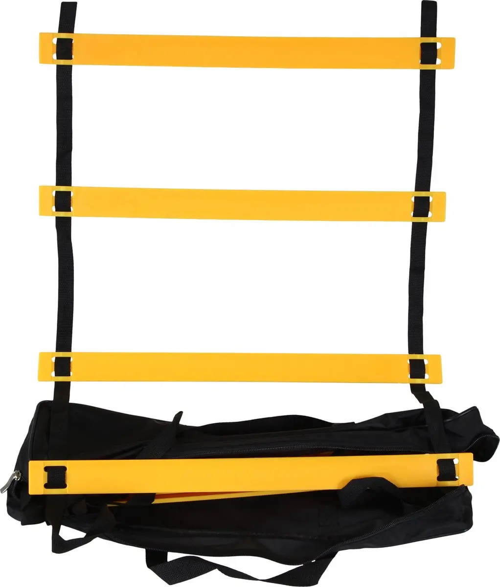 LifeMaxx LMX Speedladder 4,5m - Zwart/Oranje