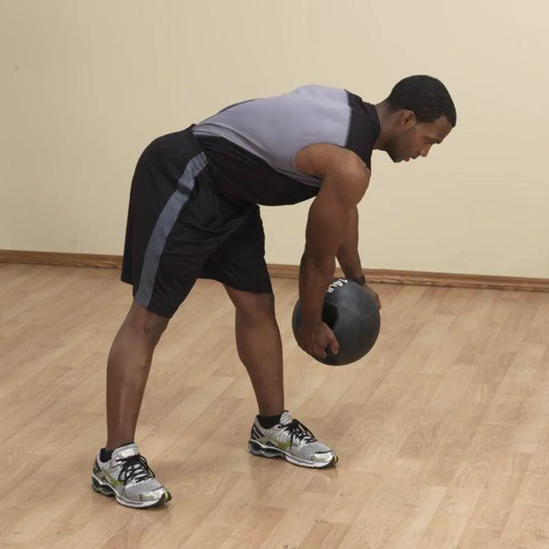 Body-Solid Medicine Ball Dual Grip 5,4kg - Zwart