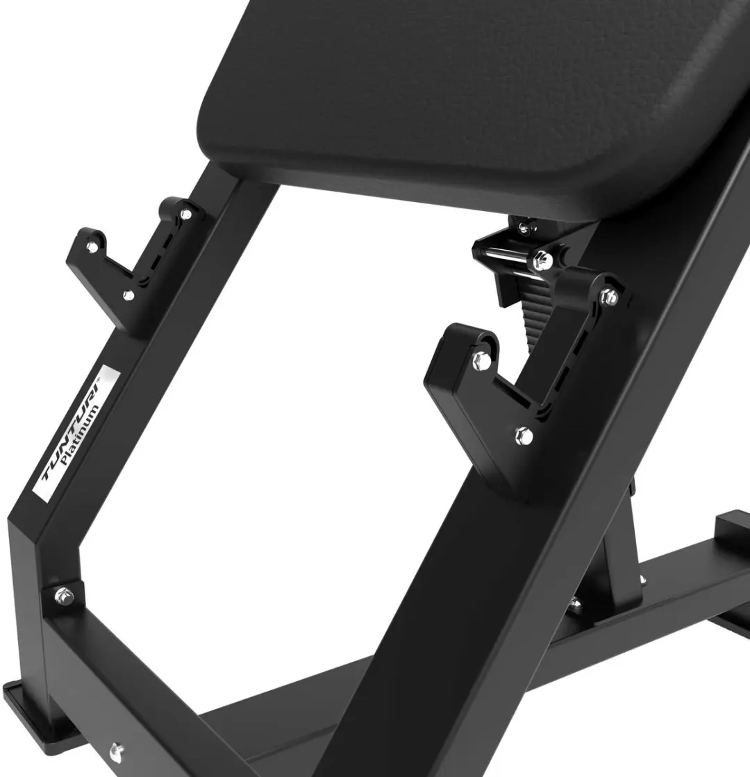 Tunturi Platinum Preacher Curl Krachtstation - Zwart