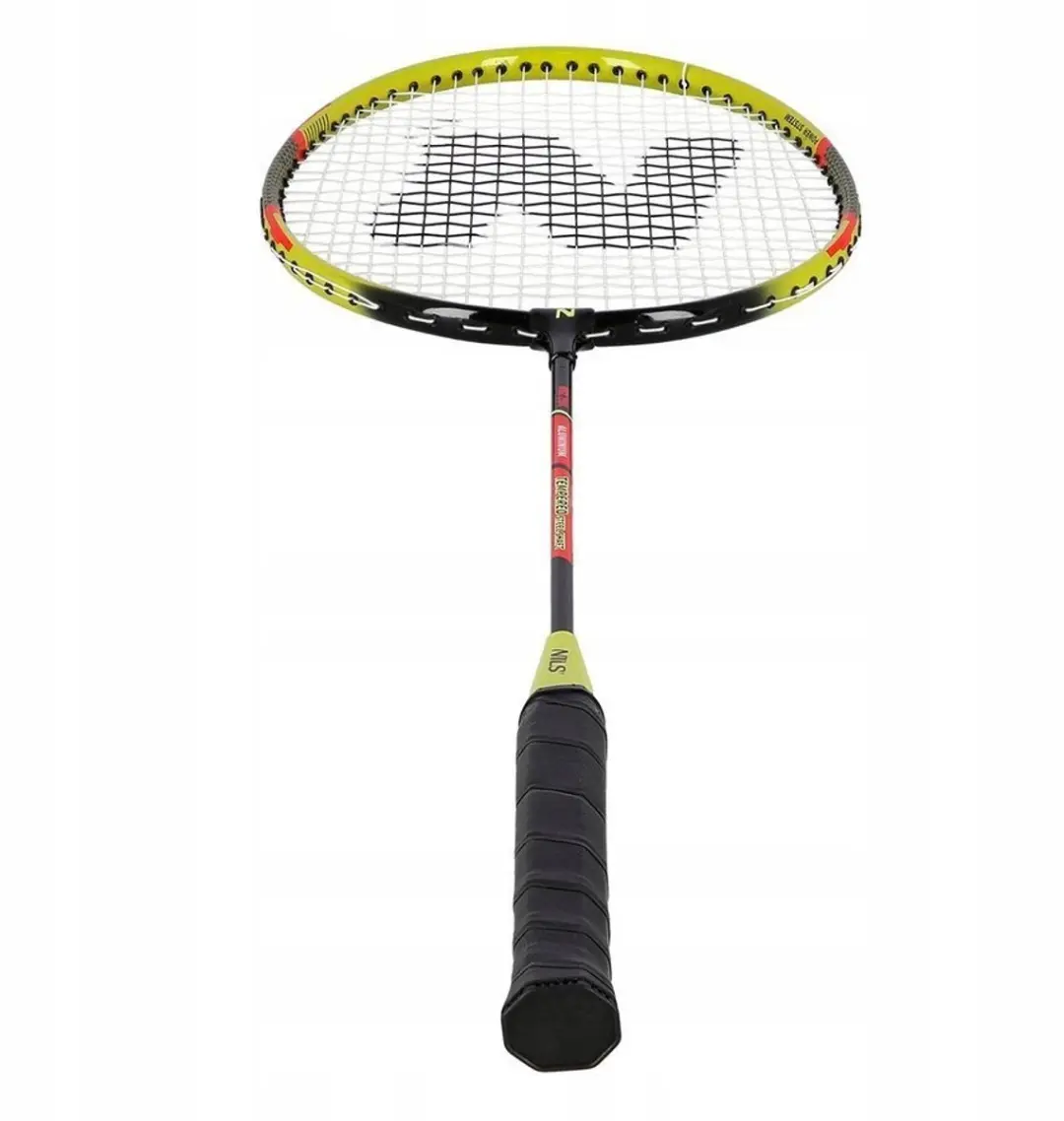 Nils Badmintonset - 2 Rackets, 6 Shuttles Geel