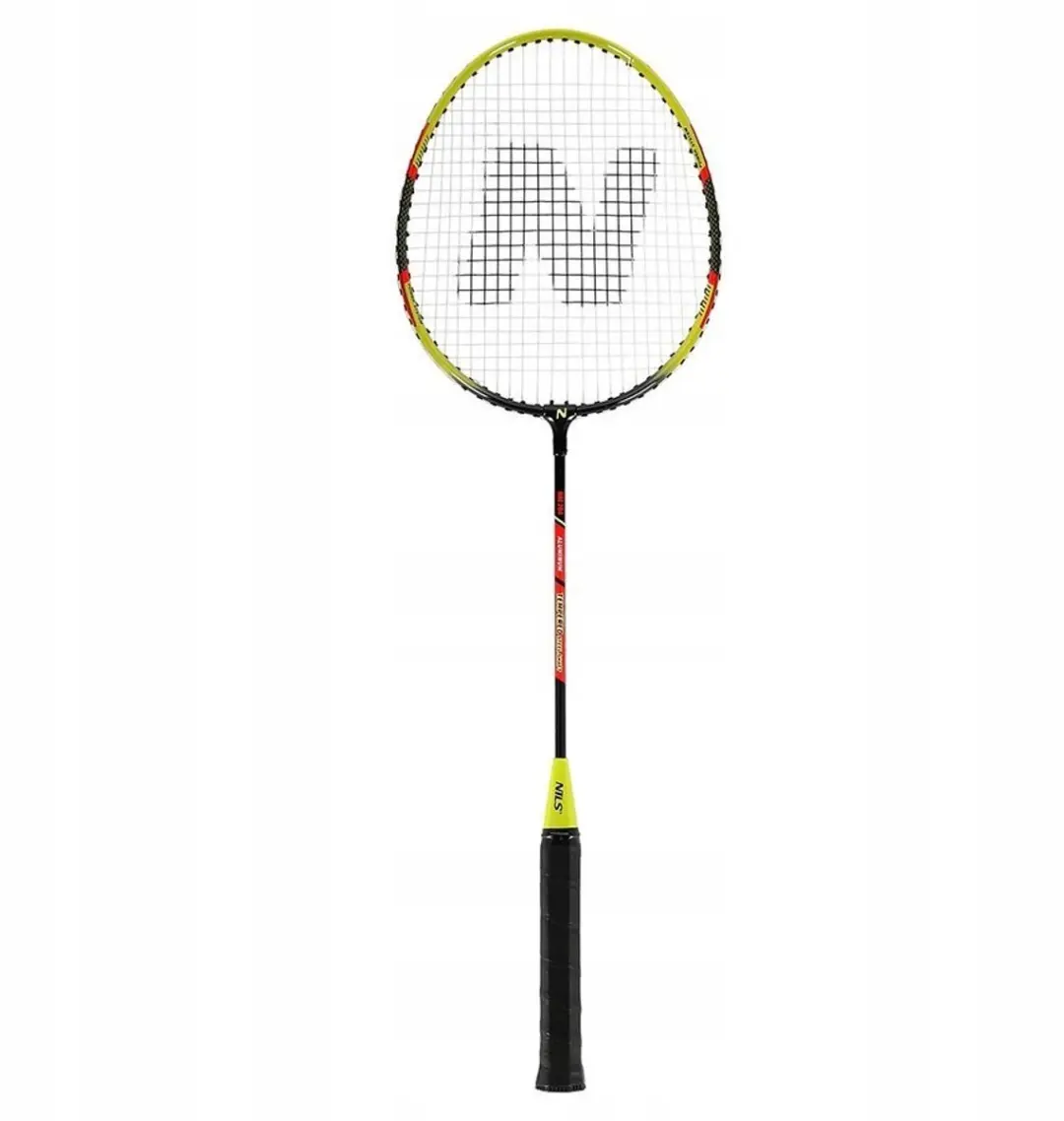 Nils Badmintonset - 2 Rackets, 6 Shuttles Geel