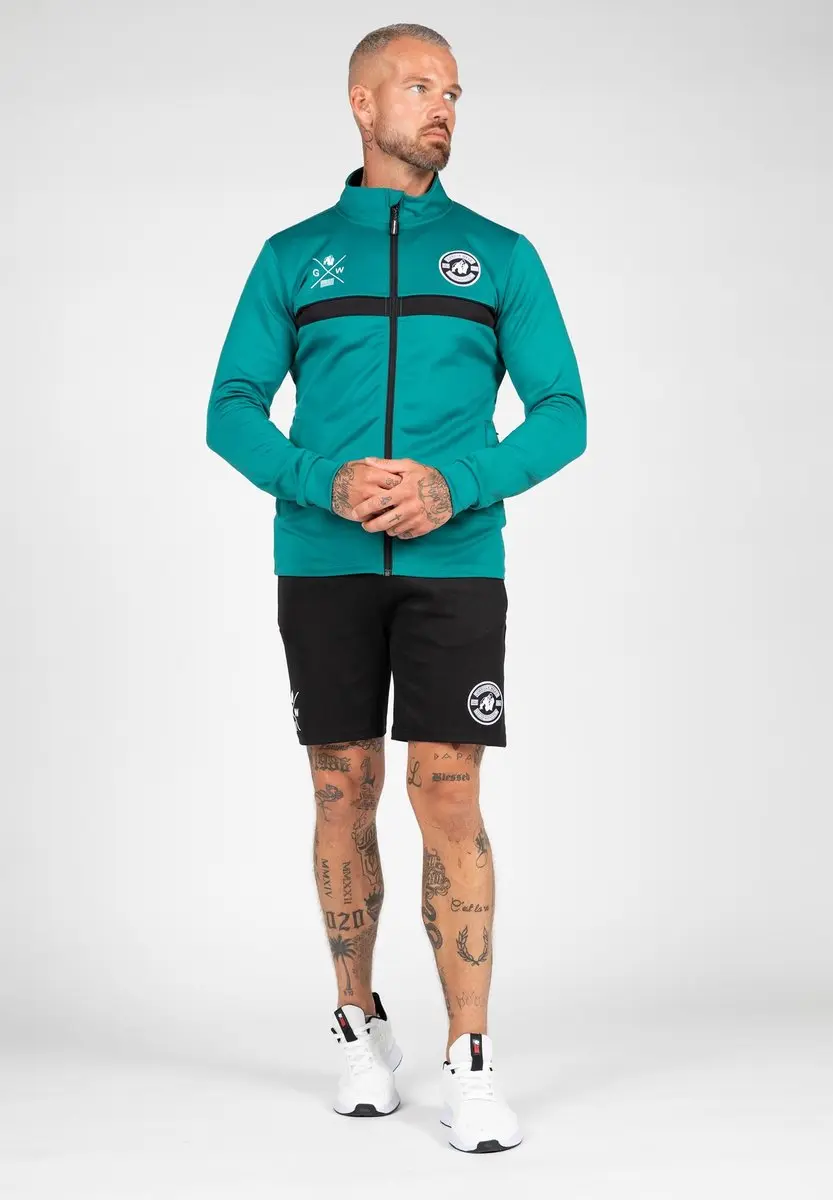 Gorilla Wear Vernon Trainingsjas S - Groen/Blauw