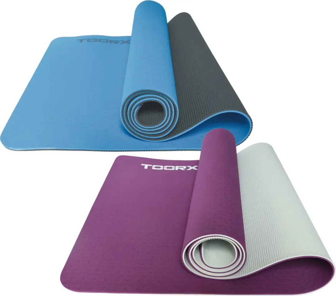 Toorx Fitness Yoga Mat 183x60cm - Dual Color Bordeaux