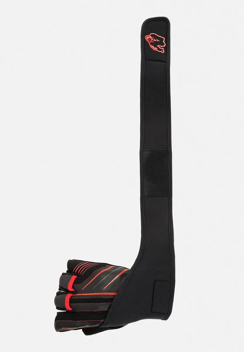 Gorilla Wear Dallas Sport & Fitness Handschoenen - Zwart/Rood L