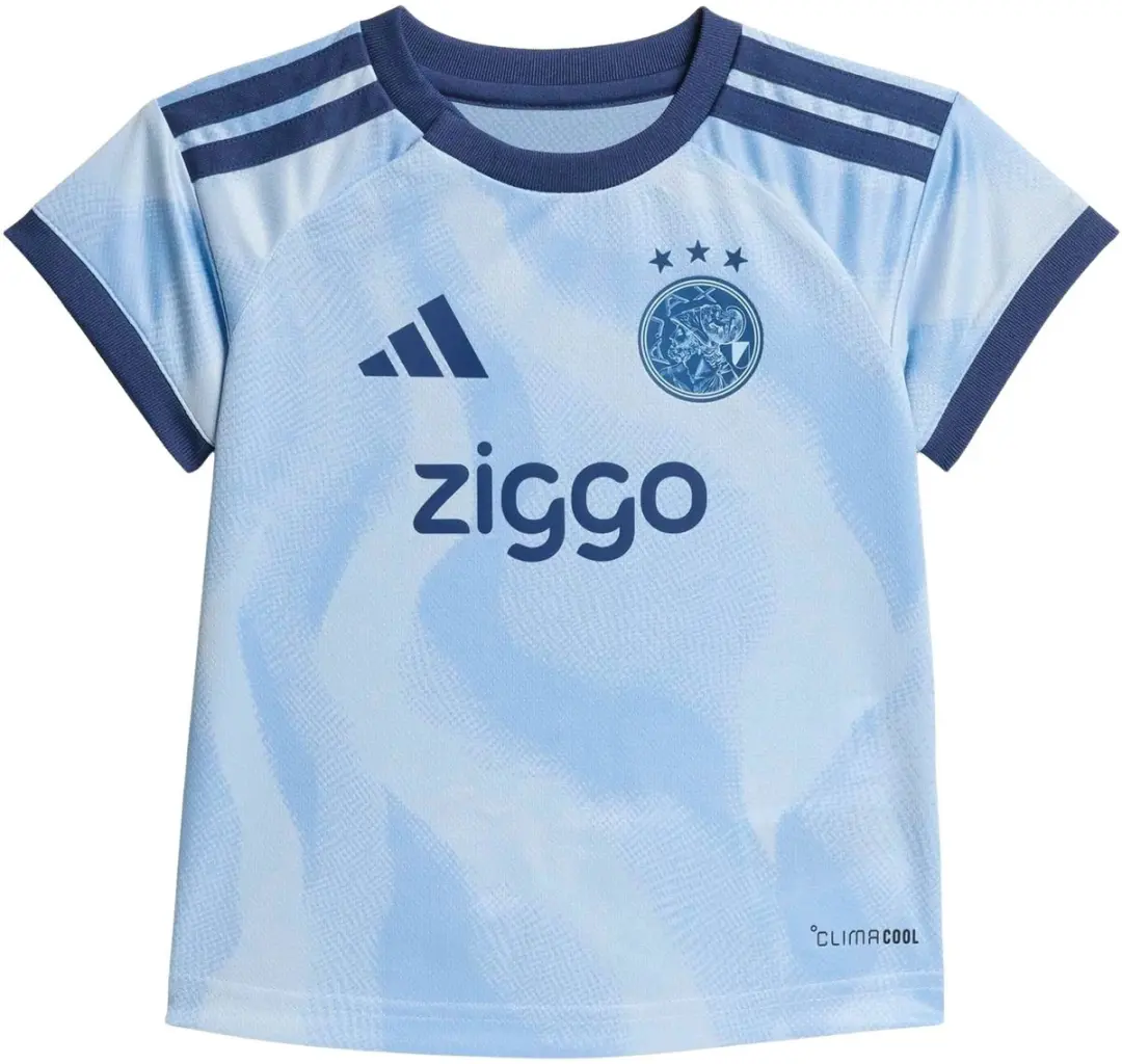 adidas Ajax Derde Tenue 2026/2027 Junior - Maat 68 - Lichtblauw/Donkerblauw