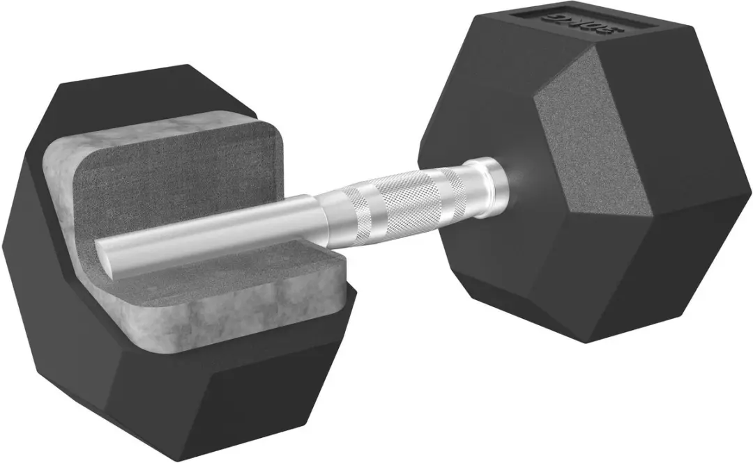 Tunturi Platinum Hexa Dumbbell 32.5kg - Zwart