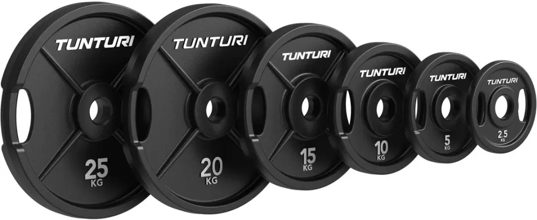 Tunturi Platinum Cast Iron Halterschijf 5kg - Zwart