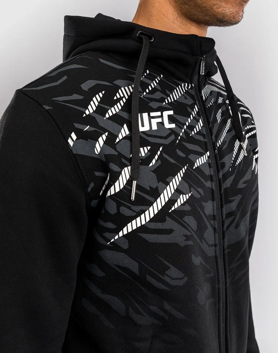 UFC Fusion Venum Heren Replica Zip Hoodie - Zwart - S