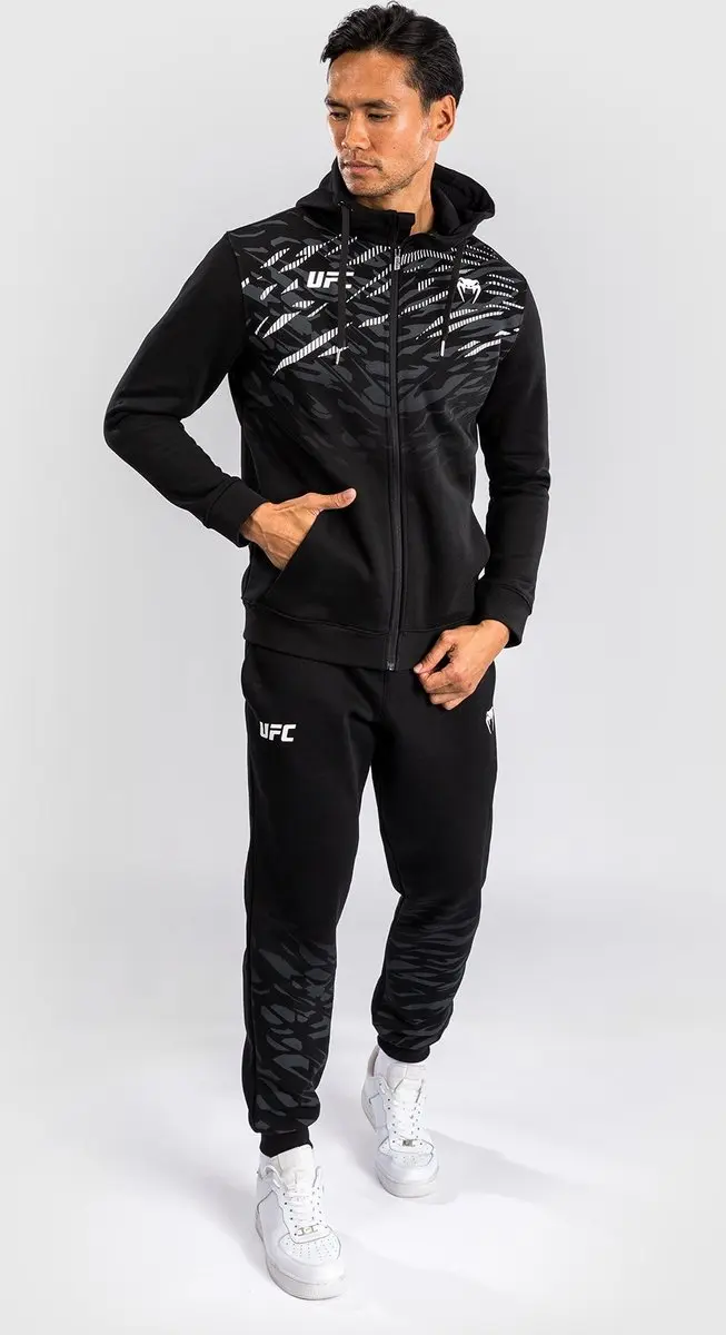 UFC Fusion Venum Heren Replica Zip Hoodie - Zwart - S - afbeelding 6 van 6