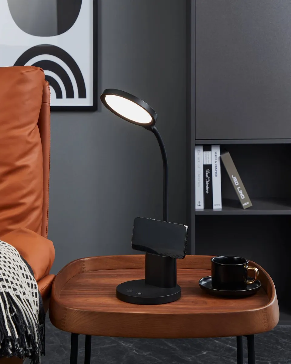 Eglo Brolini Draadloze LED Tafellamp - Zwart