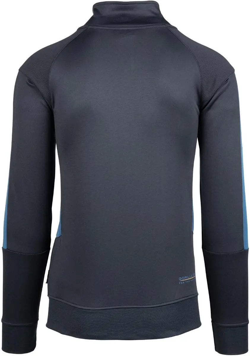 Gorilla Wear Devon Trainingsjas - Grijs/Blauw XL