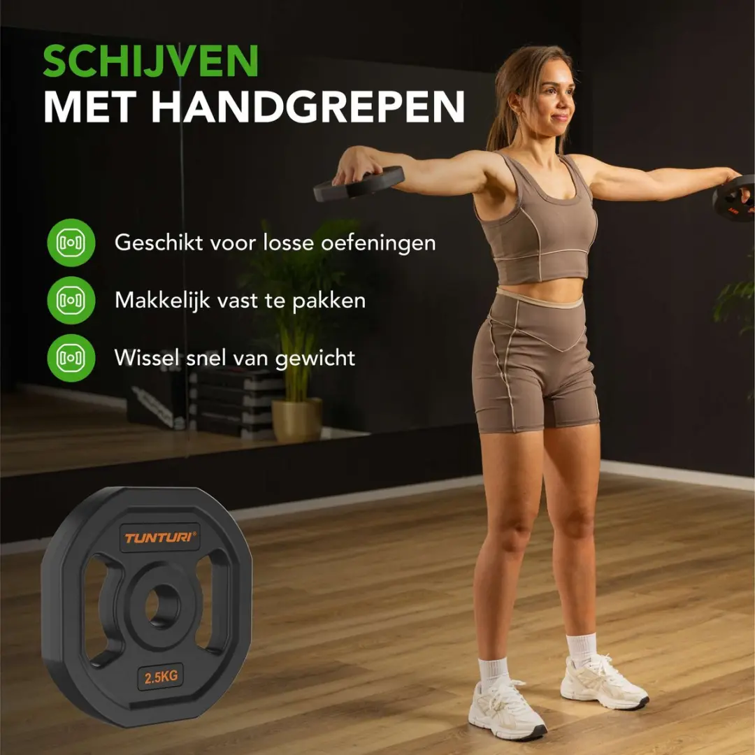 Tunturi Aerobic Pump Gewichtenset 20kg - Halterset Zwart