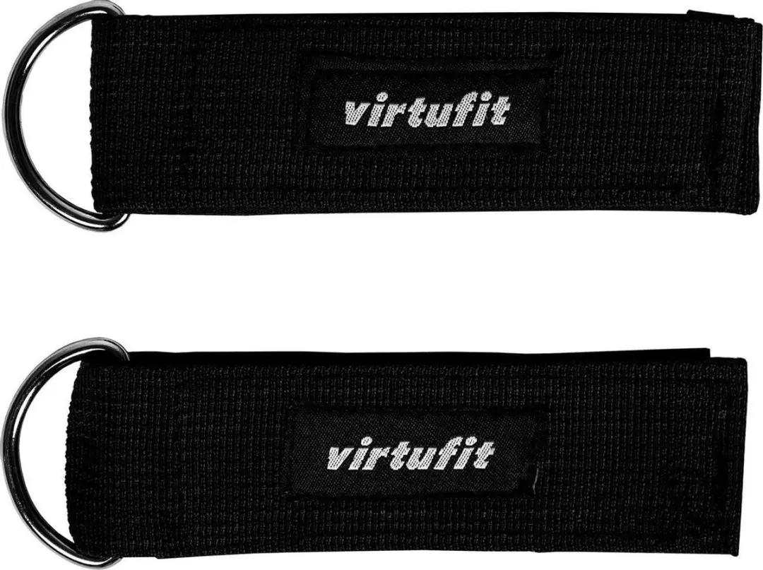 VirtuFit Resistance Kit 11-delig - Fitness elastieken met handvaten - Grijs/Zwart