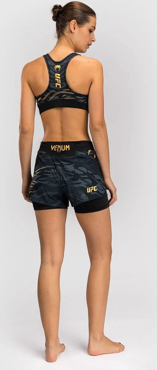UFC Fusion x Venum Authentic Fight Night Dames Short - Goud/Zwart S