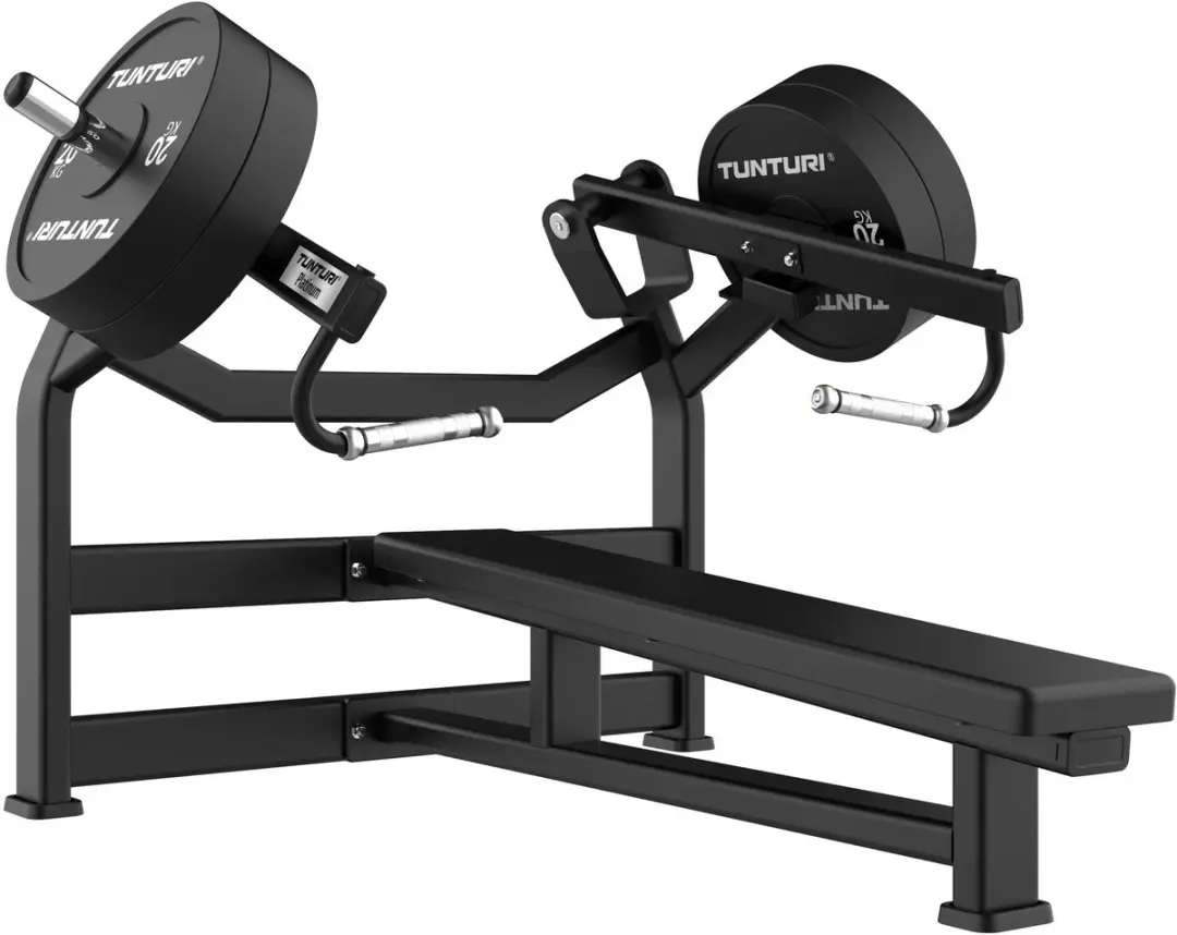 Tunturi Platinum Horizontal Chest Press Krachtstation - 300kg - Zwart