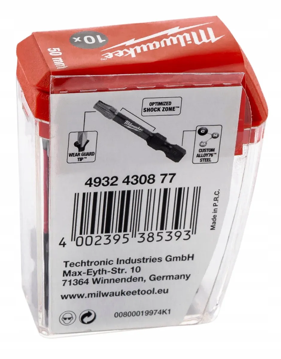 Milwaukee Shockwave Impact Duty TX20 Schroefbits - 10 Stuks