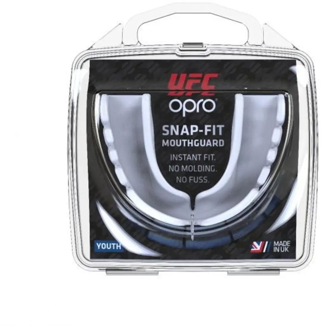 UFC Opro Snap-Fit Gebitsbeschermer Junior - Wit
