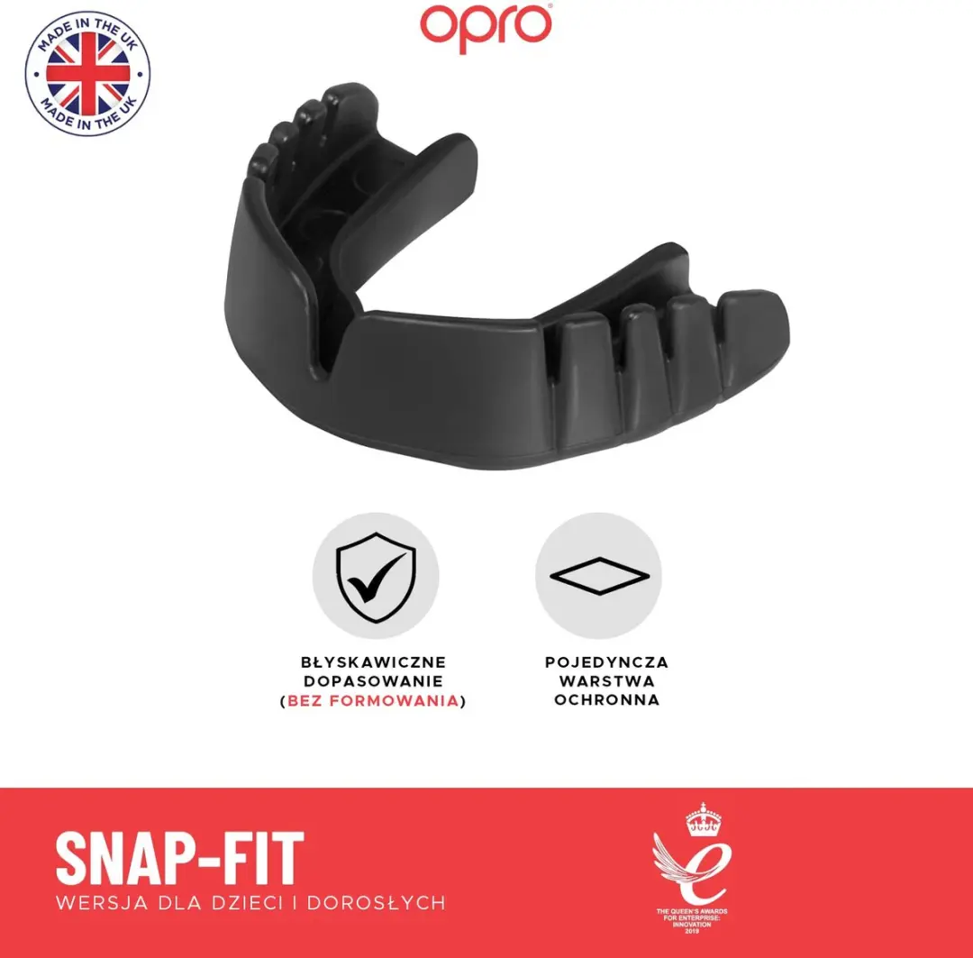 UFC Opro Snap-Fit Gebitsbeschermer Junior - Wit