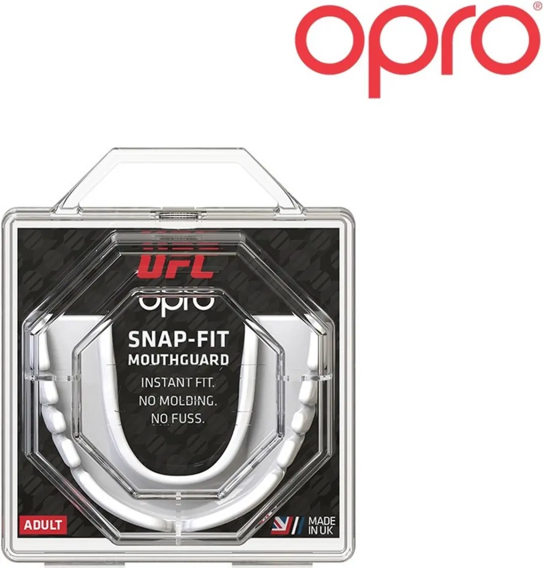 UFC Opro Snap-Fit Gebitsbeschermer Junior - Wit