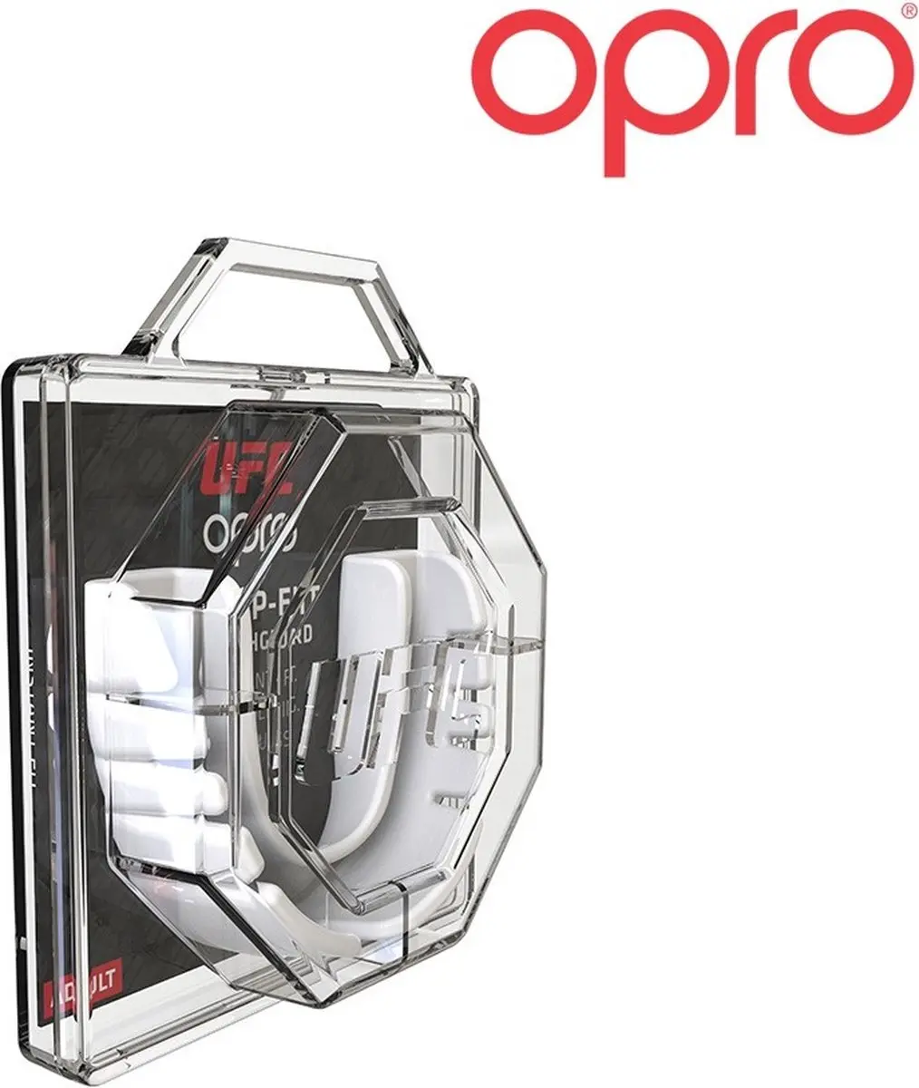 UFC Opro Snap-Fit Gebitsbeschermer Junior - Wit - afbeelding 6 van 6