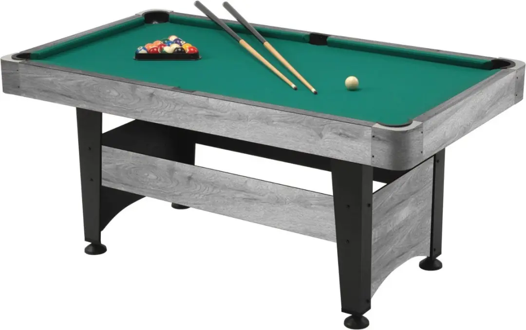Garlando Chicago 5ft Pooltafel - Grijs - Groen laken
