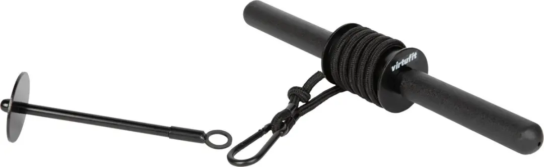 Virtufit Pro Wrist Roller - Onderarmtrainer - Zwart
